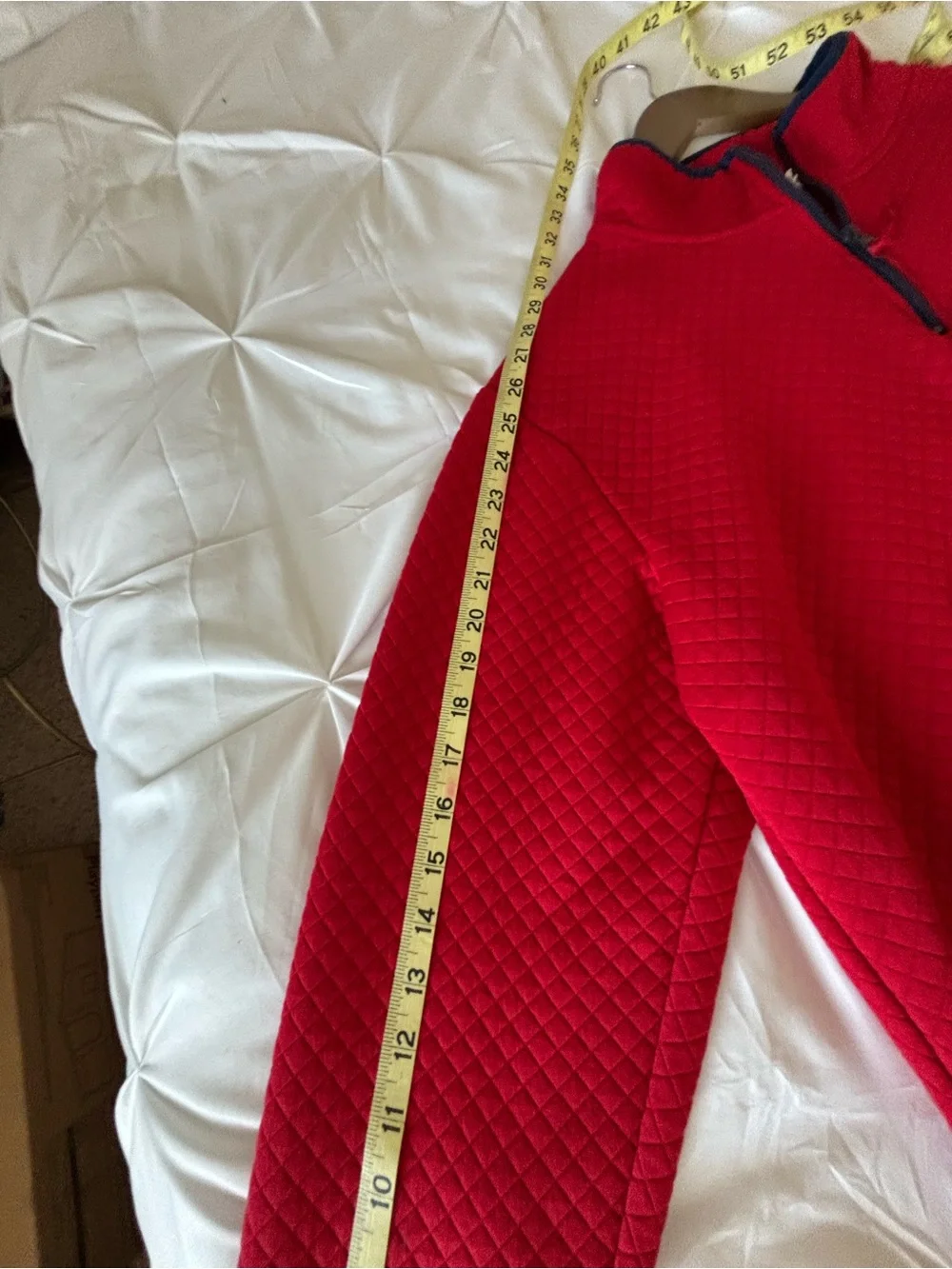Los Angeles Angels Red Quarter-Zip Pullover Sweater